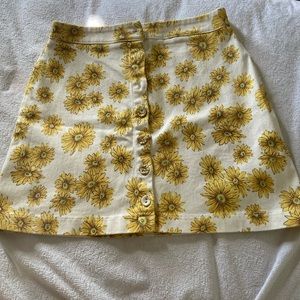 Sunflower tight skirt